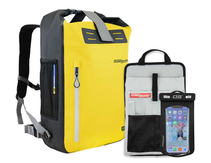OverBoard Classic Explorer Waterproof Backpack Bundle - 30 Litres | OB1261Y