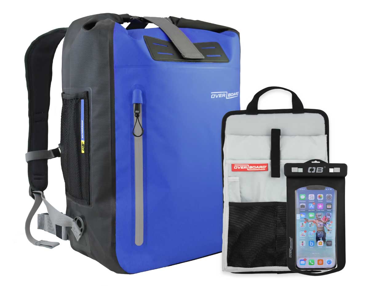 Waterproof Backpack Bundle | OverBoard Classic Explorer 30L