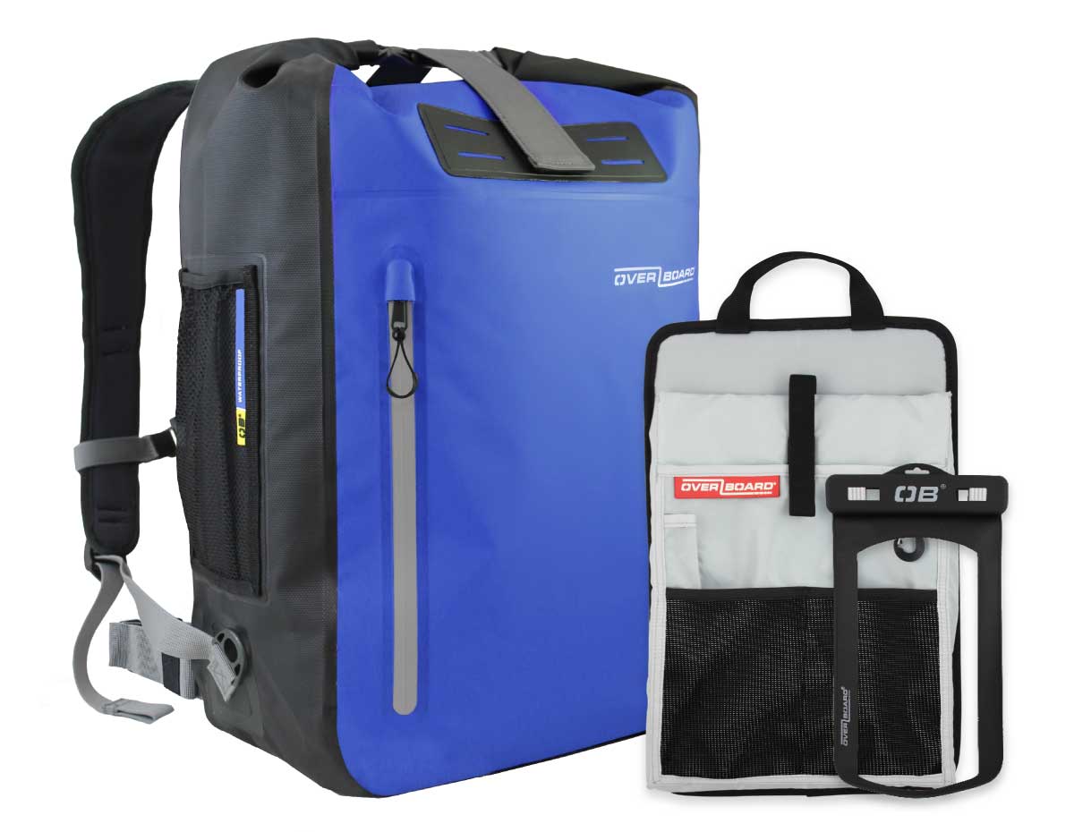 OverBoard Classic Explorer Waterproof Backpack Bundle - 45 Litres | OB1262B